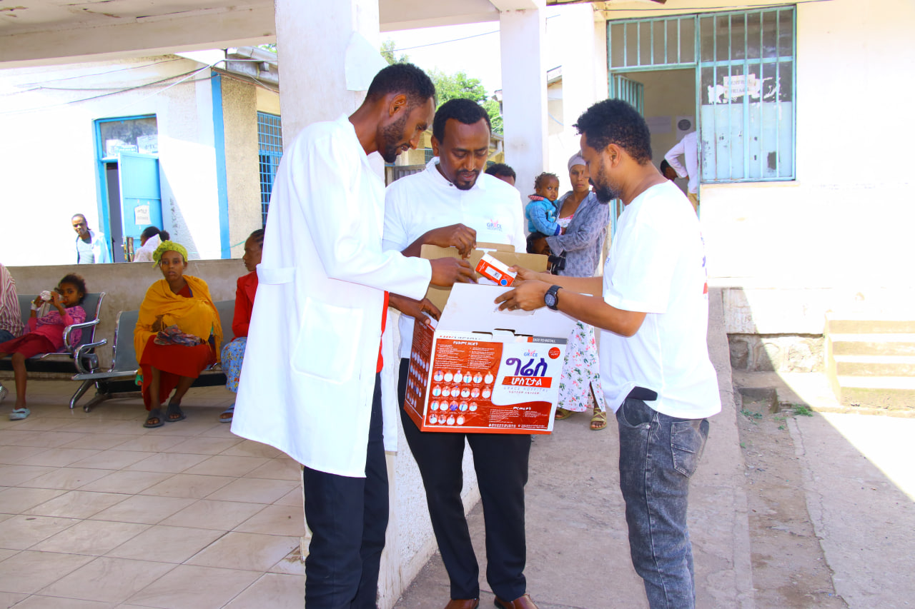 Grace Hospital Donates Portable ECG Machine to Support Remote Communities.